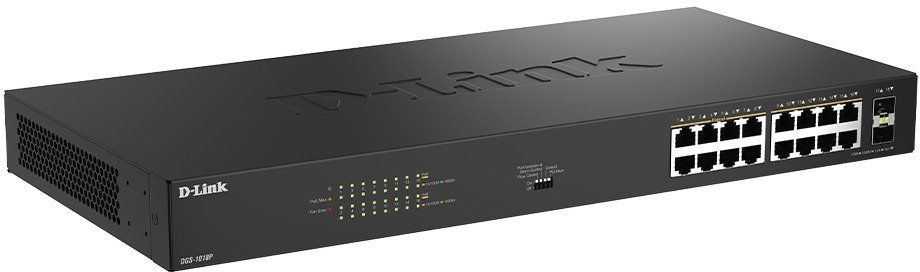 Комутатор D-Link DGS-1018P