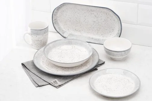 Фото: Тарілка Ardesto Siena 19cm White/Gray (AR2919SW) № 12 | KTC