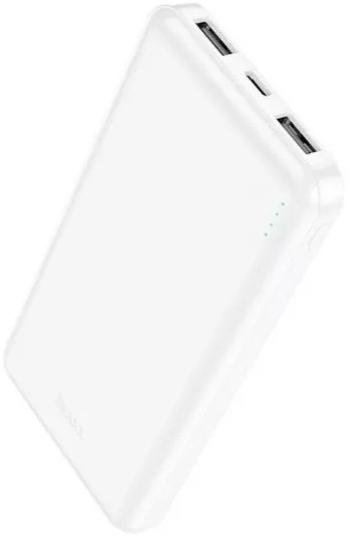 Батарея універсальна Hoco J100 10000mAh, 2xUSB, 2.1A, White