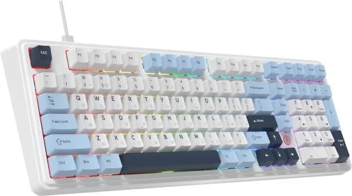 Фото: Клавіатура Ajazz AK980 Max Magnetic Switches USB Blue/White/Dark Blue (AK980-MAX-M-BWDB) № 16 | KTC