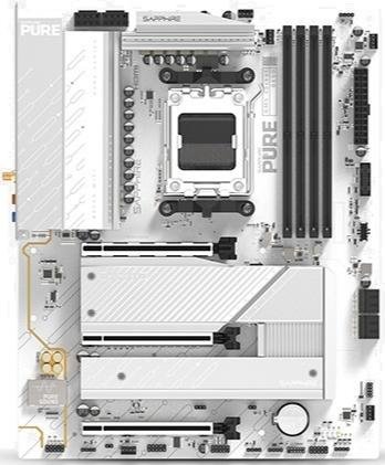Материнська плата Sapphire Pure B850A WIFI 7 (52123-11-40G)