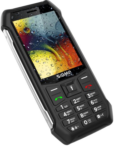 Мобільний телефон SIGMA X-Style 323 Rain Black