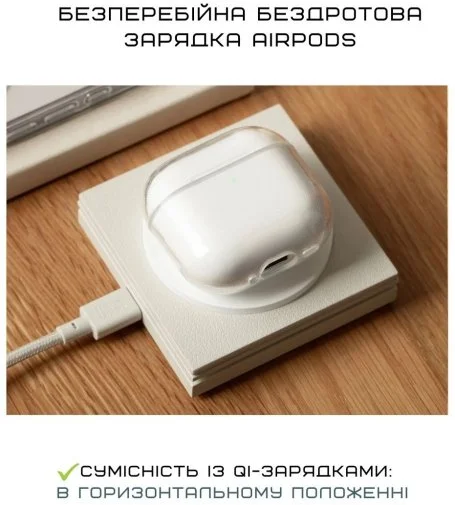Фото: Чохол Native Union for Airpods 4th Gen - RE Clear (AP-4-TRA) № 16 | KTC