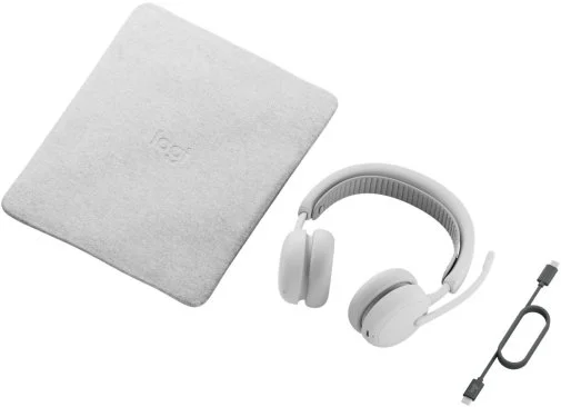 Фото: Гарнітура Logitech Zone Wireless 2 ES Off-White (981-001508) № 10 | KTC