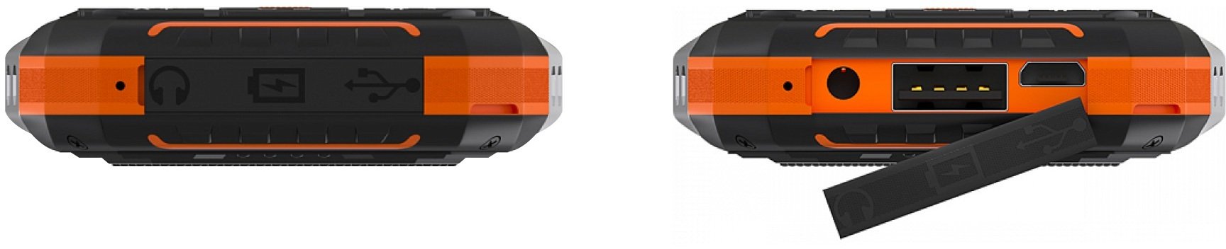 Мобільний телефон ERGO E283 Black/Orange