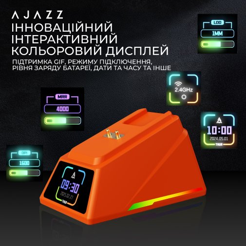 Миша Ajazz AJ179 Apex Wireless Orange (AJM179-A-O)