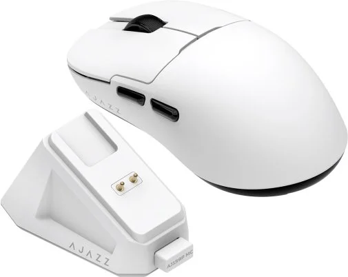 Фото: Миша Ajazz AJ159P MC WL/BT/USB White (AJ159P-MC-W) № 17 | KTC