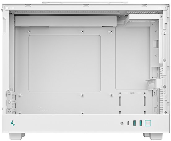 Корпус Deepcool CH160 Plus White with window (R-CH160-WHNGM0-G)