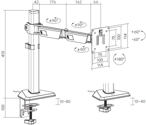 Кронштейн GamePro MAG101V Black/Violet