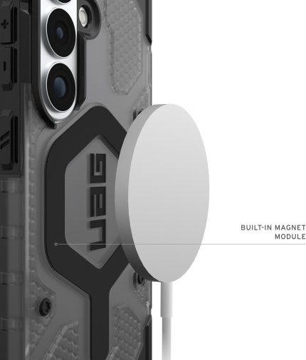 Чохол UAG for Samsung S26 - Pathfinder Clear with Magnet Ash/Black (214528113140)