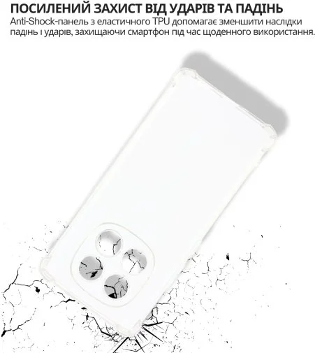 Фото: Чохол BeCover for Xiaomi Redmi Note 15 5G - Anti-Shock Clear (715070) № 10 | KTC