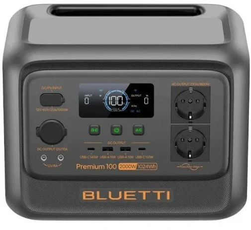 Фото: Зарядна станція Bluetti Premium 100 V2 2000W 1024Wh (PREMIUM 100 V2) № 17 | KTC