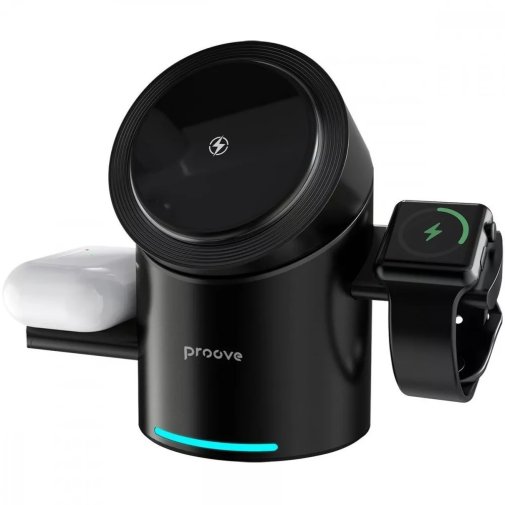 Бездротовий зарядний пристрій Proove Optimus, Black
