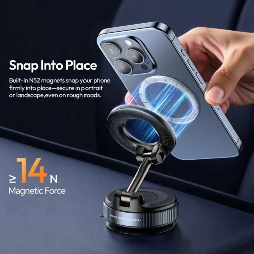 Фото: Універсальний тримач Ulanzi SK-25 Mobile PhoneSuction Cup Holder (S003) № 16 | KTC