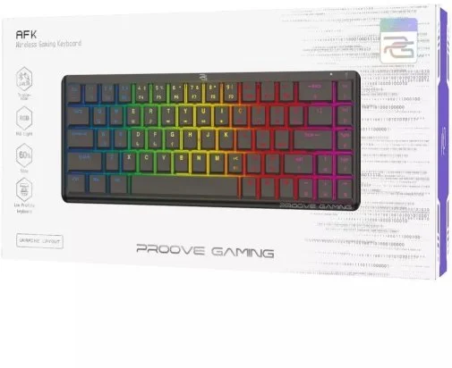 Фото: Клавіатура Proove Gaming AFK Outemu Red ENG/UA WL/BT/USB Black (WKAFK1022001) № 13 | KTC
