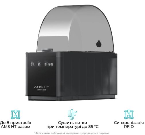 Принтер Bambu Lab H2D Pro AMS Combo (PF003-E+SA007+SA008-EU)