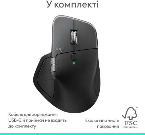 Фото: Миша Logitech MX Master 4 for Mac Space Black (910-007577) № 24 | KTC