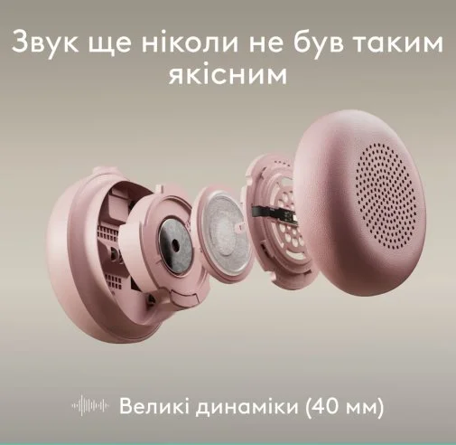 Фото: Гарнітура Logitech Zone Wired 2 Rose (981-001620) № 18 | KTC