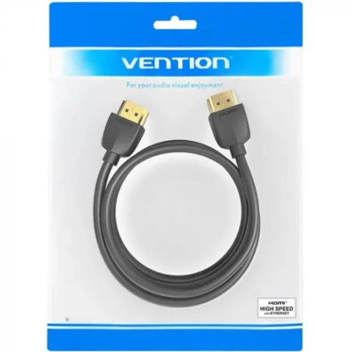 Фото: Кабель Vention Portable v2.0 4K 60Hz PVC HDMI / HDMI 1m Black (AAIBF) № 12 | KTC
