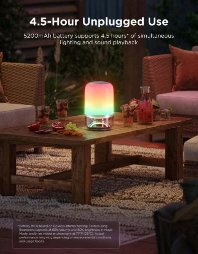 Фото: Нічник Govee Table Lamp 2 Pro x Sound by JBL White (H60200F1) № 20 | KTC