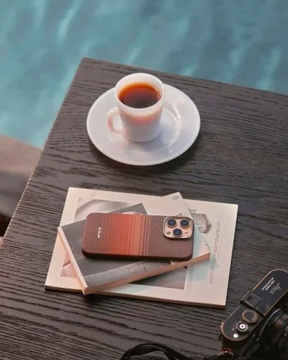 Фото: Чохол Pitaka for Apple iPhone 16 Pro - Tactile Woven Sunset PitaTap (KI1602SU) № 23 | KTC