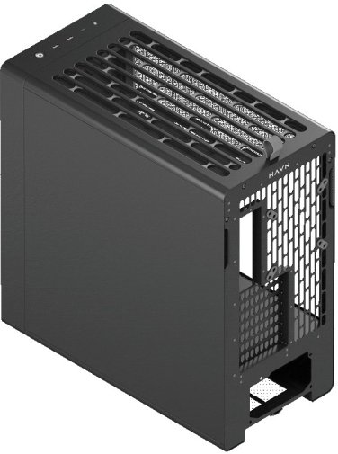 Корпус HAVN BF 360 Black with window (HVN-CA-BF360-02)