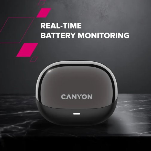 Навушники Canyon OnFlow 14 Black (CNS-TWS14B)