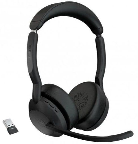 Гарнітура накладна Jabra Evolve2 55 Link380a MS Stereo