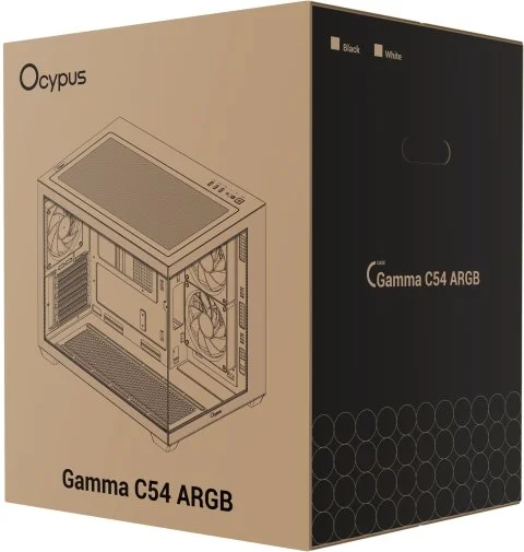 Фото: Корпус Ocypus Gamma C54 ARGB White with window (GAMMA-C54-WHD300XX-GL) № 24 | KTC
