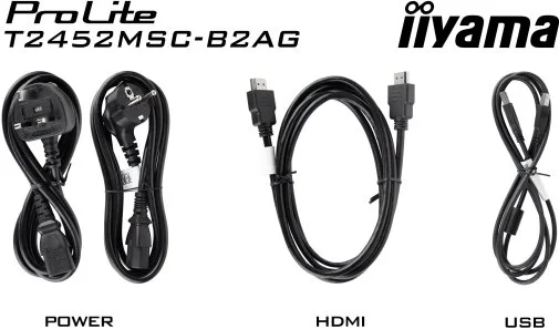 Фото: Монітор iiyama ProLite T2452MSC-B2AG Black - 24" IPS / 1920×1080 / 120 Гц № 37 | KTC