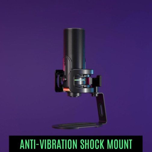 Мікрофон Streamplify MIC PRO-192-RGB-ST Black (SPMC-MP3C327.11)