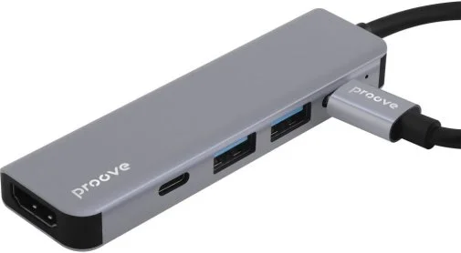 Фото: USB-хаб Proove Arc Link 5in1 Silver (HBAL00010604) № 6 | KTC