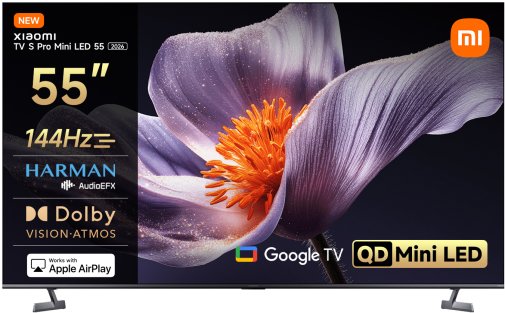 Телевізор LED Xiaomi TV A 55 2026 (Google TV, Wi-Fi, 3840x2160)