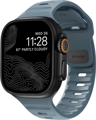 Ремінець Nomad for Apple Watch 46mm/49mm - Sport Band Marine Blue (NM01133285)