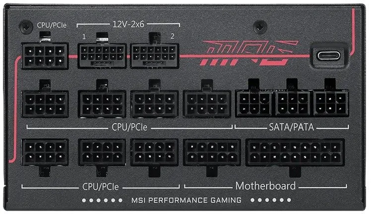 Фото: Блок живлення MSI 1600W MPG AI1600TS PCIE5 № 10 | KTC
