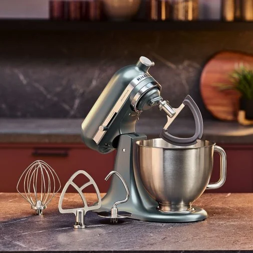 Фото: Планетарний міксер KitchenAid Artisan Plus 4.7L 5KSM50PKVE Juniper (5KSM50PKVEJP) № 11 | KTC