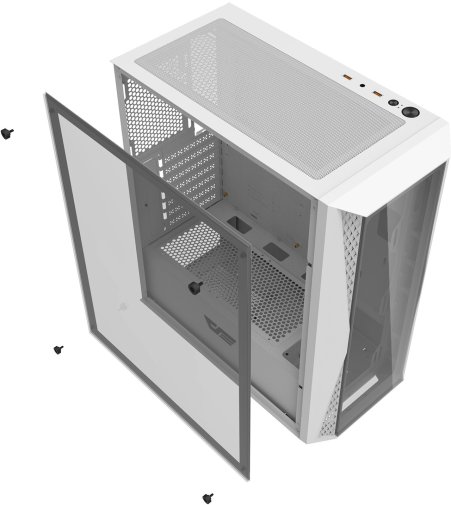 Корпус DARKFLASH DK352 Plus White with window (DK352 PLUS WHITE)