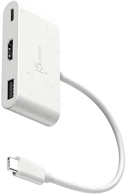 USB-хаб J5create 3in1 JCA379EW-N Natural White