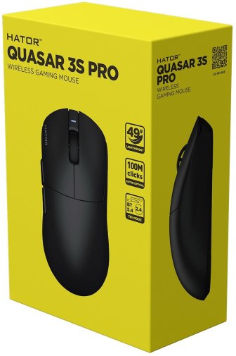 Миша Hator Quasar 3S Pro Black (HTM745)