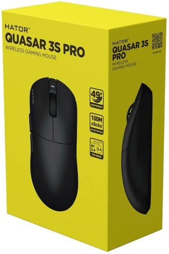 Фото: Миша Hator Quasar 3S Pro Black (HTM745) № 11 | KTC