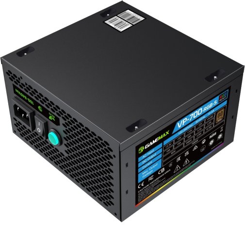 Блок живлення Gamemax 700W VP 700S RGB (VP 700S BK-RGB)