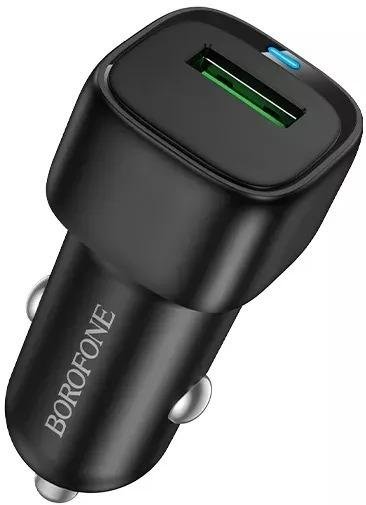 Автомобільний зарядний пристрій BOROFONE BZ34 Cloud 18W Black (6941991122255)