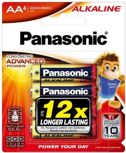 Фото: Батарейка Panasonic Alkaline Power LR06 AA BL/4 (LR6T/4B) № 7 | KTC