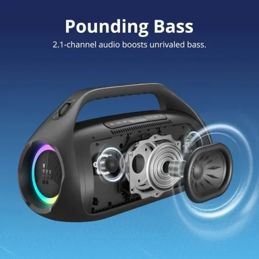 Фото: Портативна колонка Tronsmart Bang 2 Black (1257648) № 22 | KTC