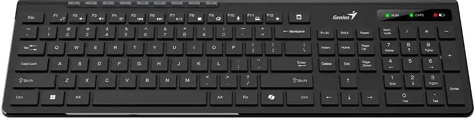 Фото: Клавіатура Genius SlimStar 7230 Black (31310021410) № 10 | KTC