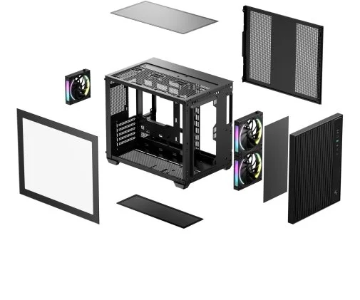 Фото: Корпус Deepcool CG330 Mesh 3F Black with window (R-CG330MESH-BKANM3-G) № 21 | KTC