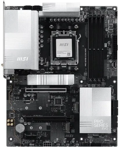 Фото: Материнська плата MSI PRO X870E-S EVO WIFI № 9 | KTC