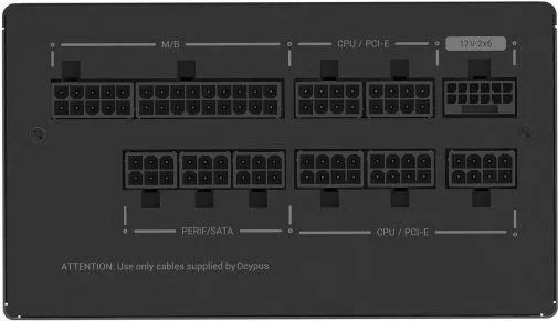Фото: Блок живлення Ocypus 650W Iota P650S (IOTA-P650S-GFFBK025X-EU) № 10 | KTC