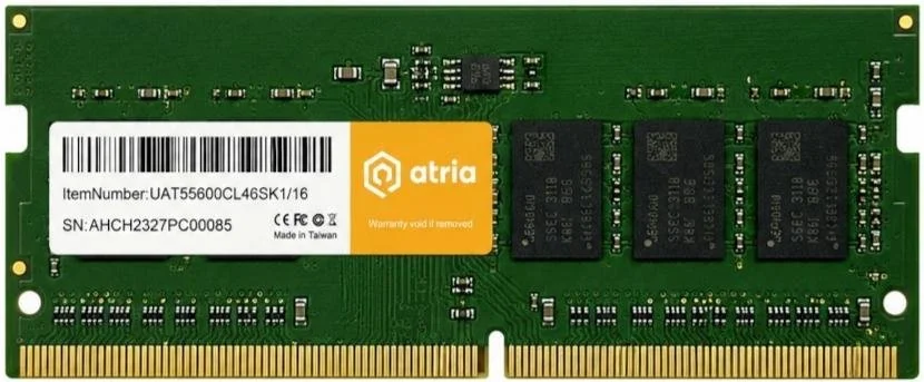 Фото: Оперативна пам’ять Atria DDR5 1x16GB (UAT55600CL46SK1/16) № 2 | KTC