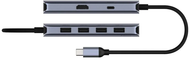 Фото: USB-хаб Cudy 6in1 UH500 Silver № 7 | KTC